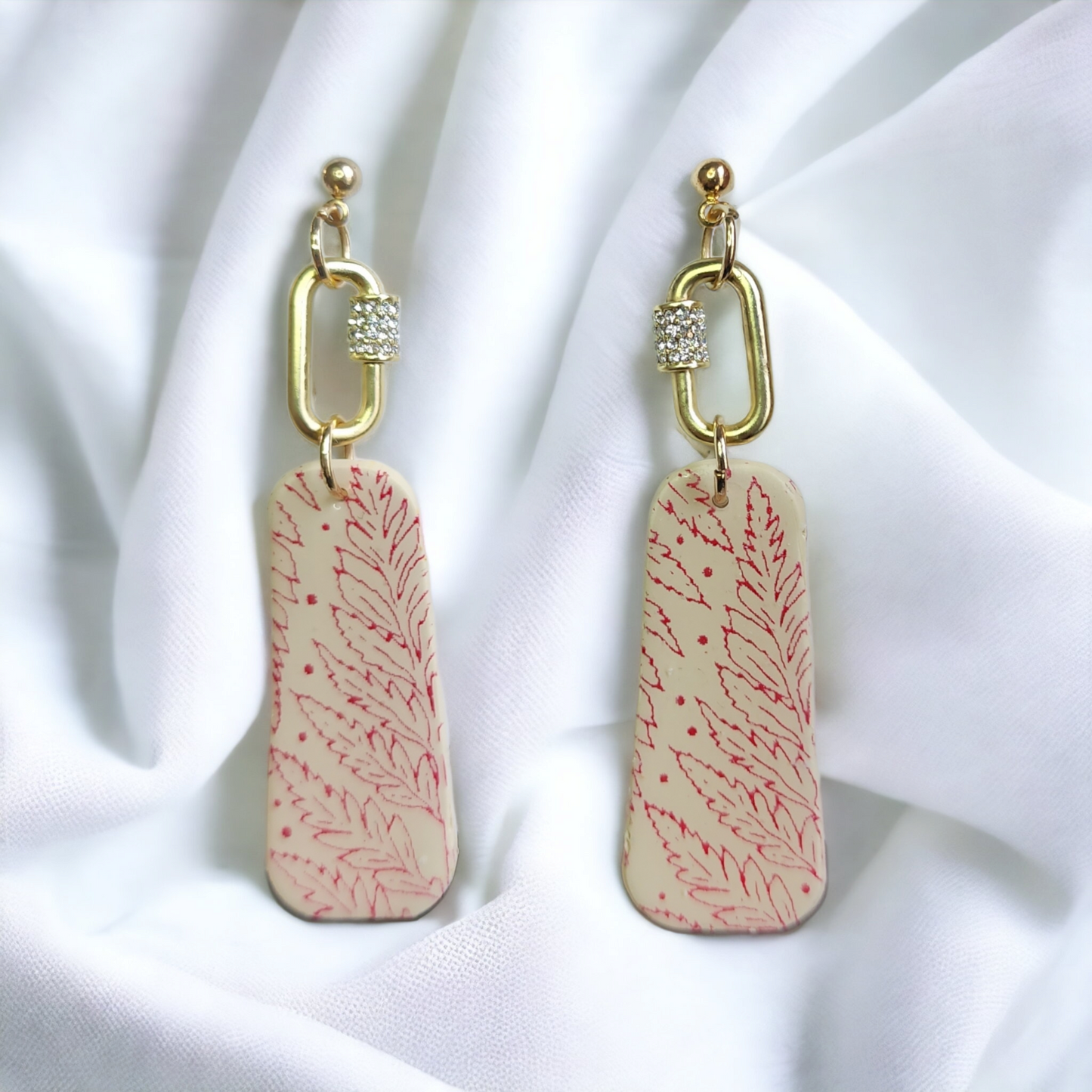 Handmade seasonal polymer clay earrings