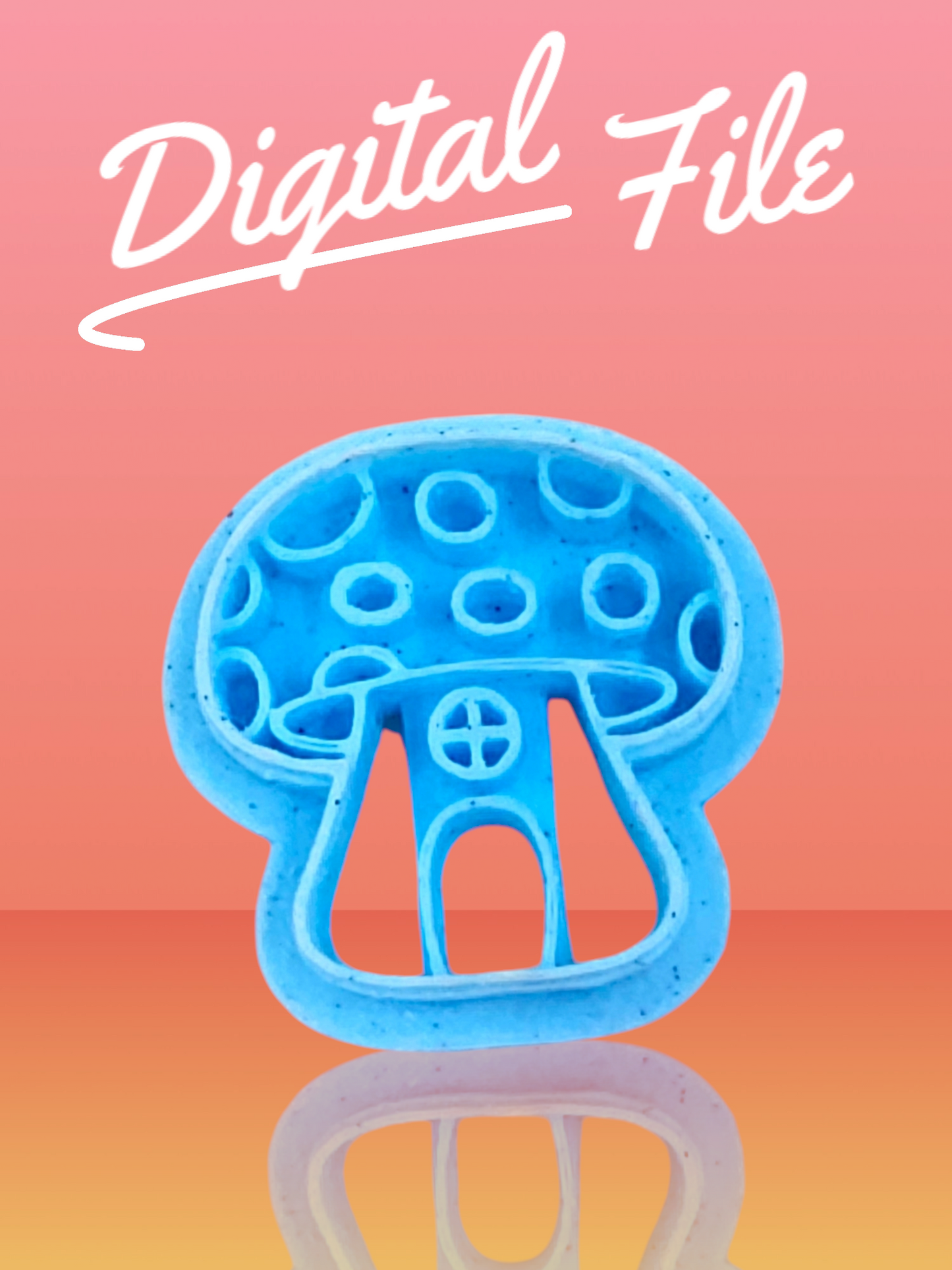 Mushroom House Clay Cutter - Digital STL File