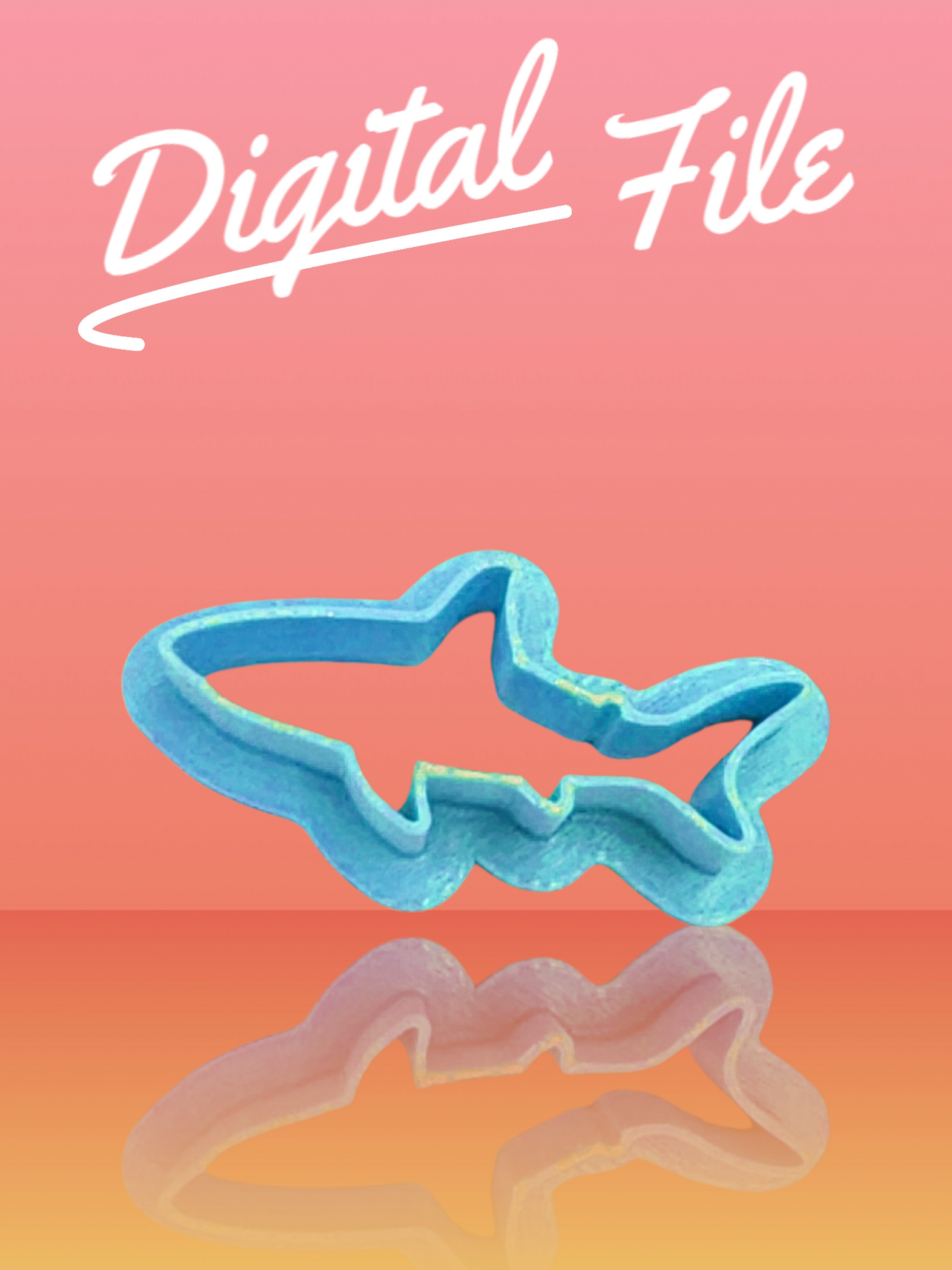 Shark Shape Clay Cutters - Digital STL File