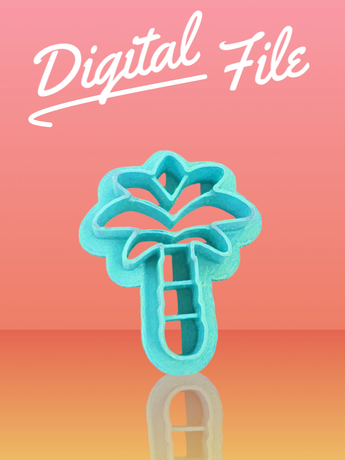 Palm Tree Clay Cutters - Digital STL File