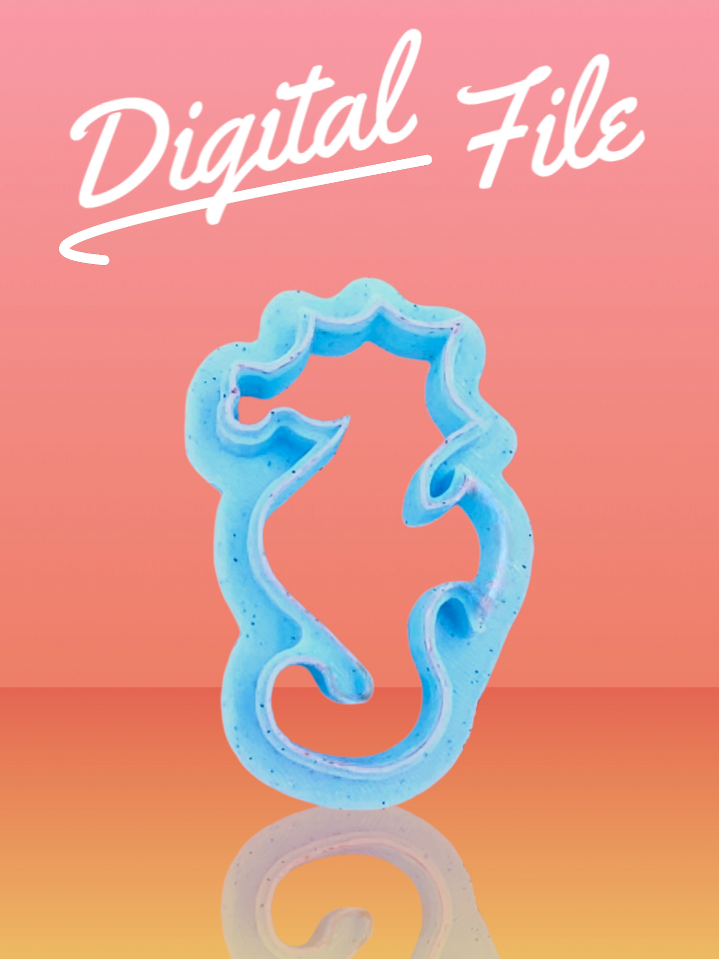 Seahorse Shape Clay Cutters - Digital STL File