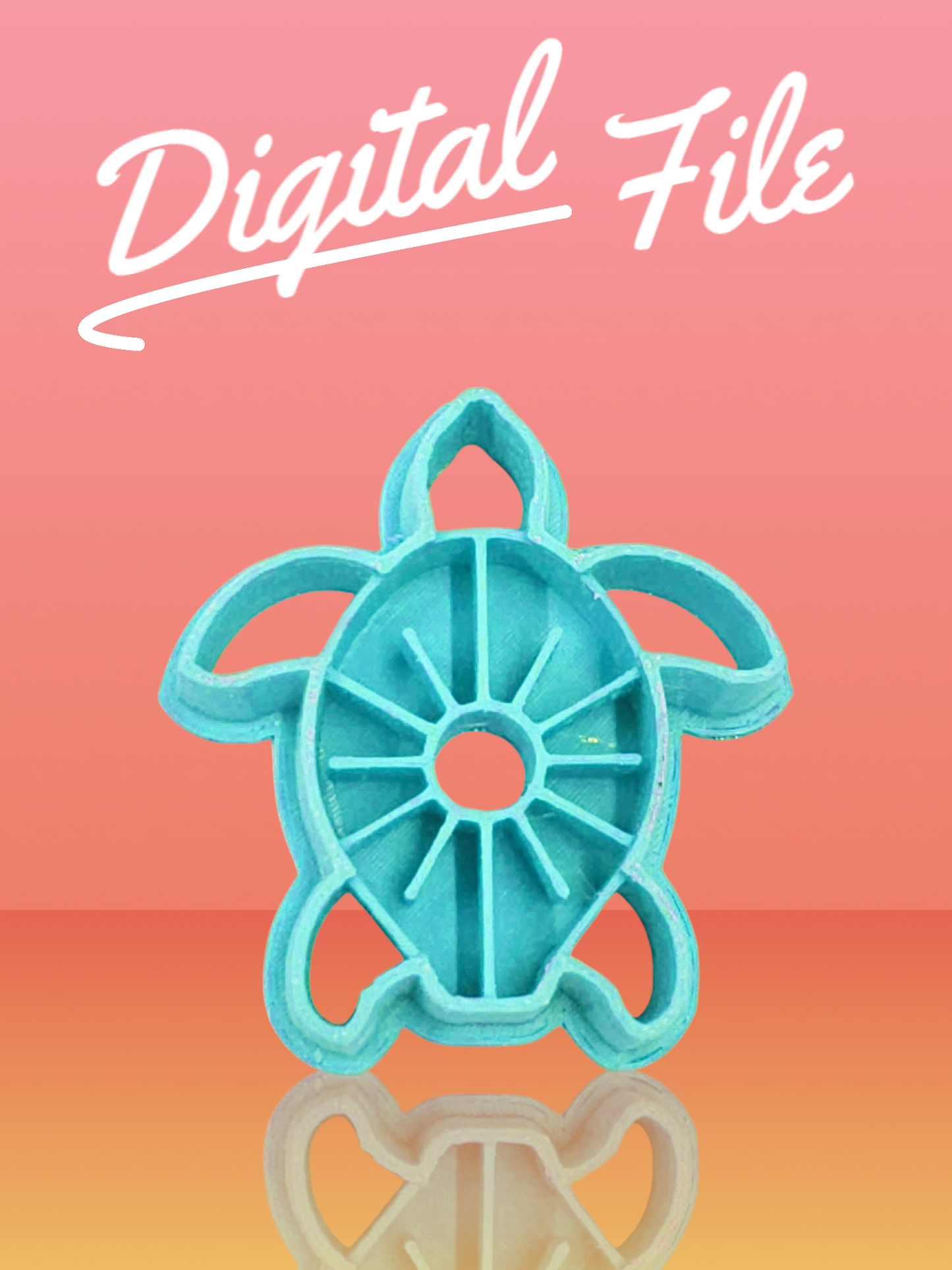 Deco Turtle Clay Cutters - Digital STL File