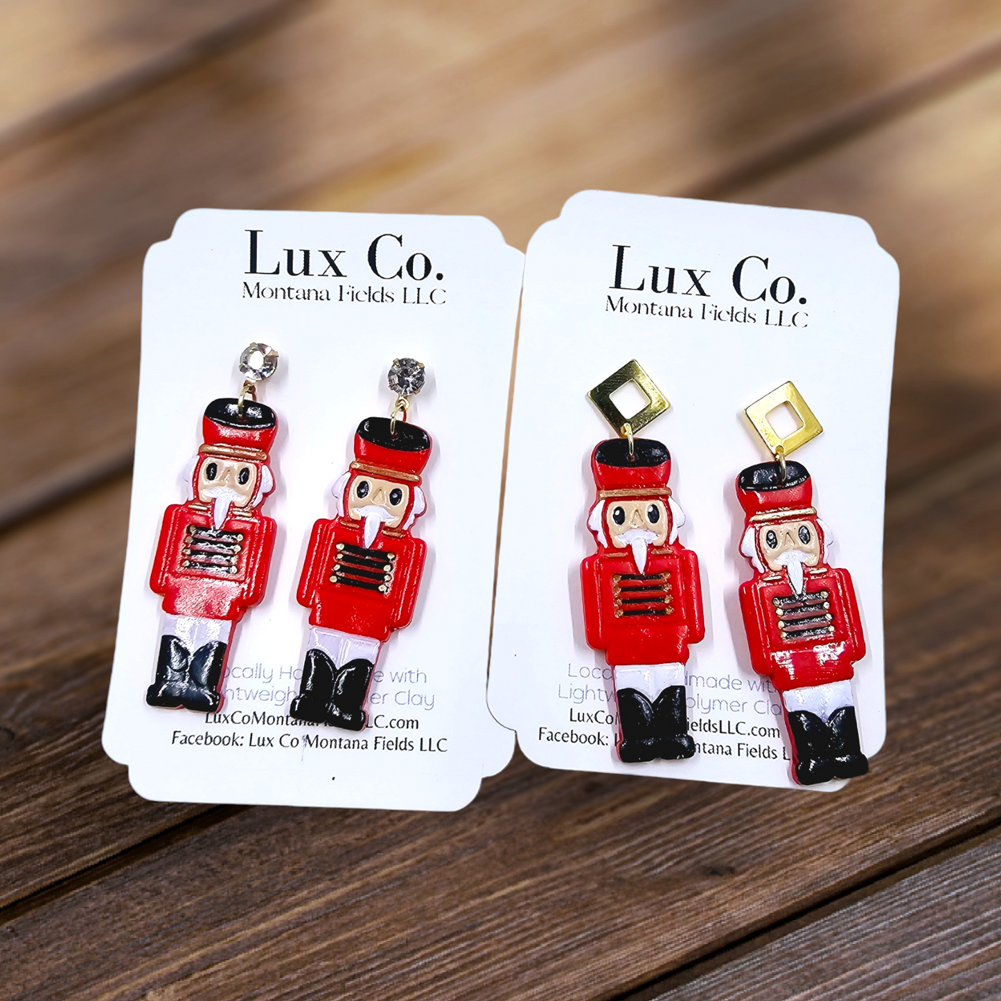 Nutcracker-Polymer Clay Earrings