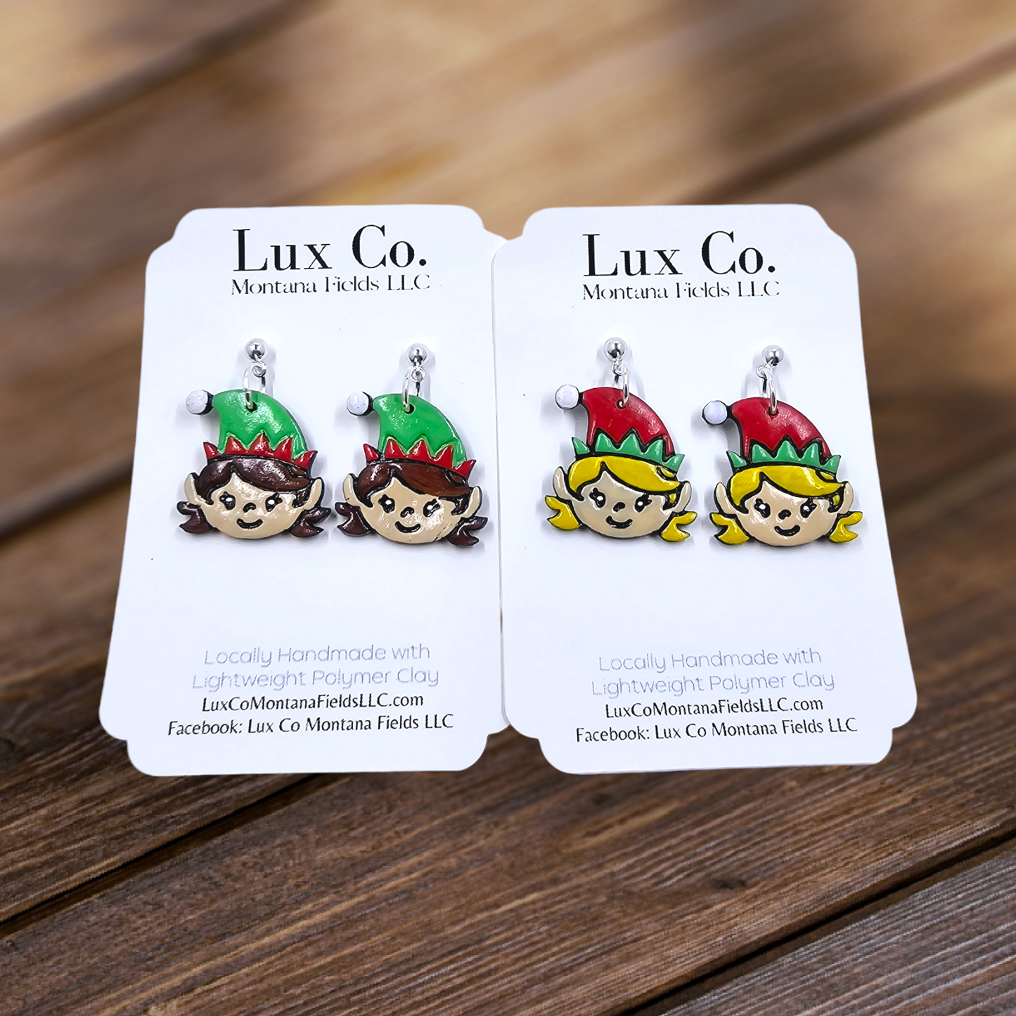 Elf Girl -Polymer Clay Earrings