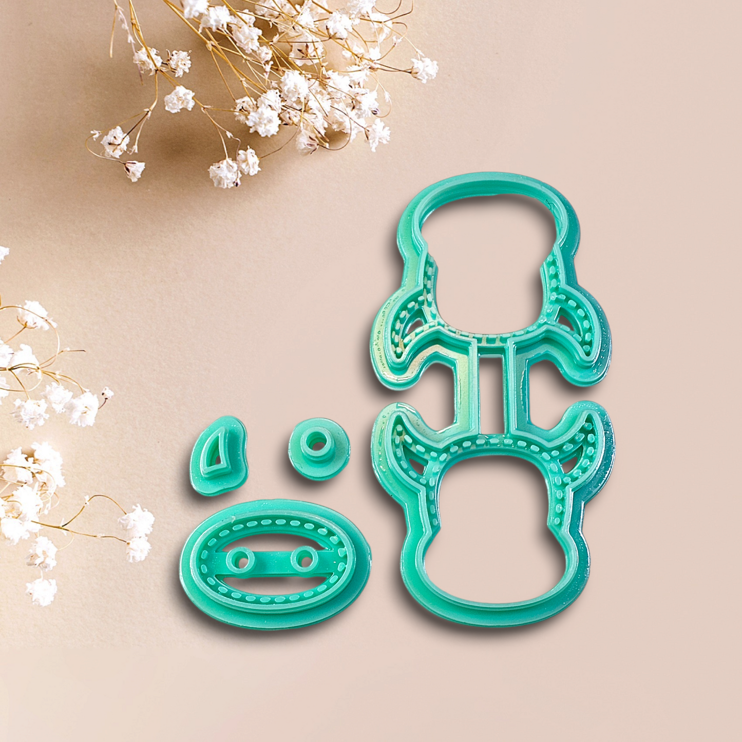 Cow Keychain Clay Cutter - Sharp - Physical Product