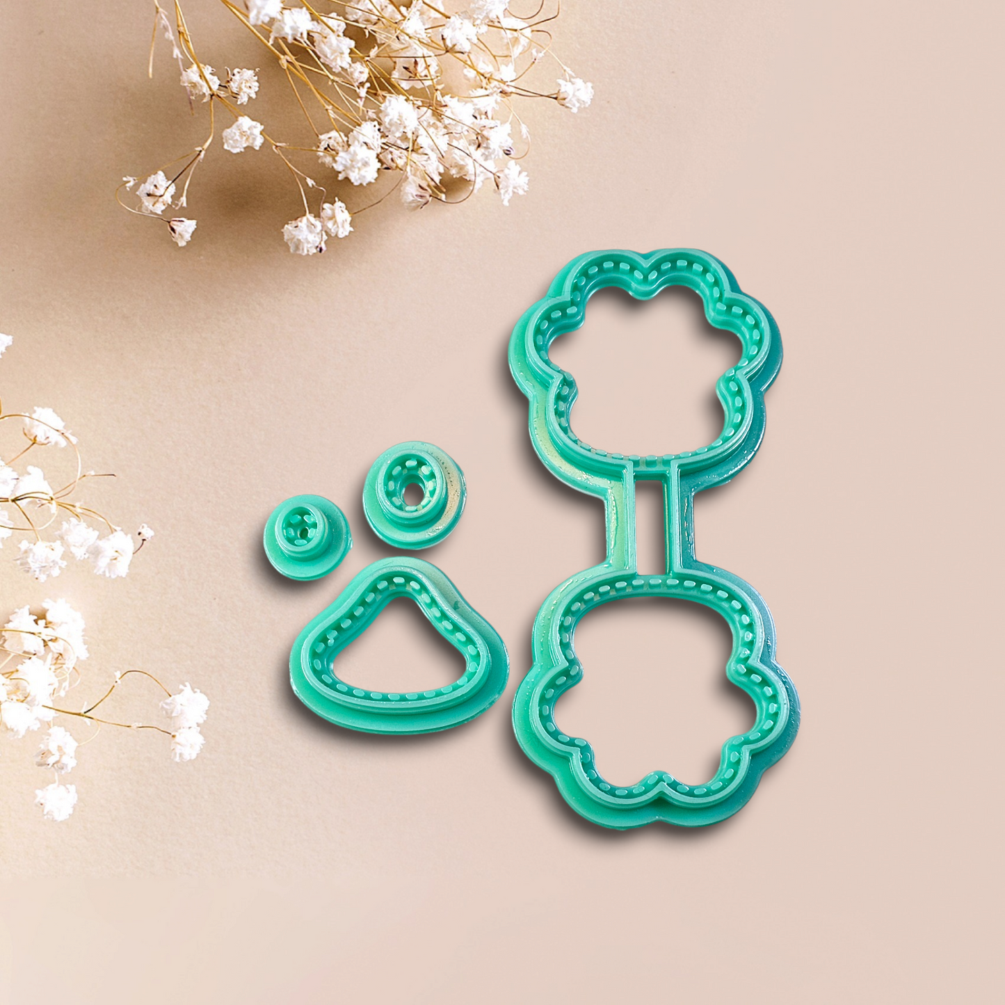 Dog Paw Keychain Clay Cutter - Sharp - Physical Product