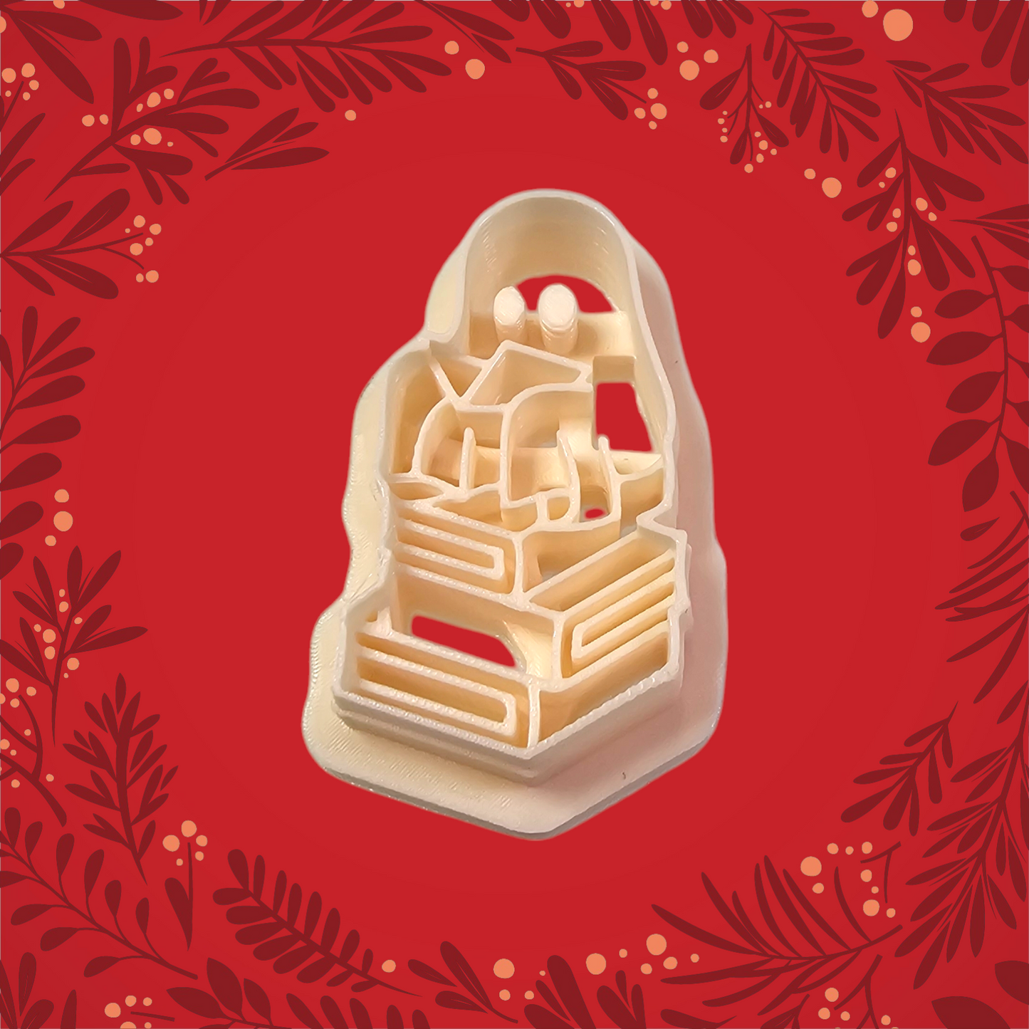 Ghost with Books Clay Cutter - Sharp - Physical Product