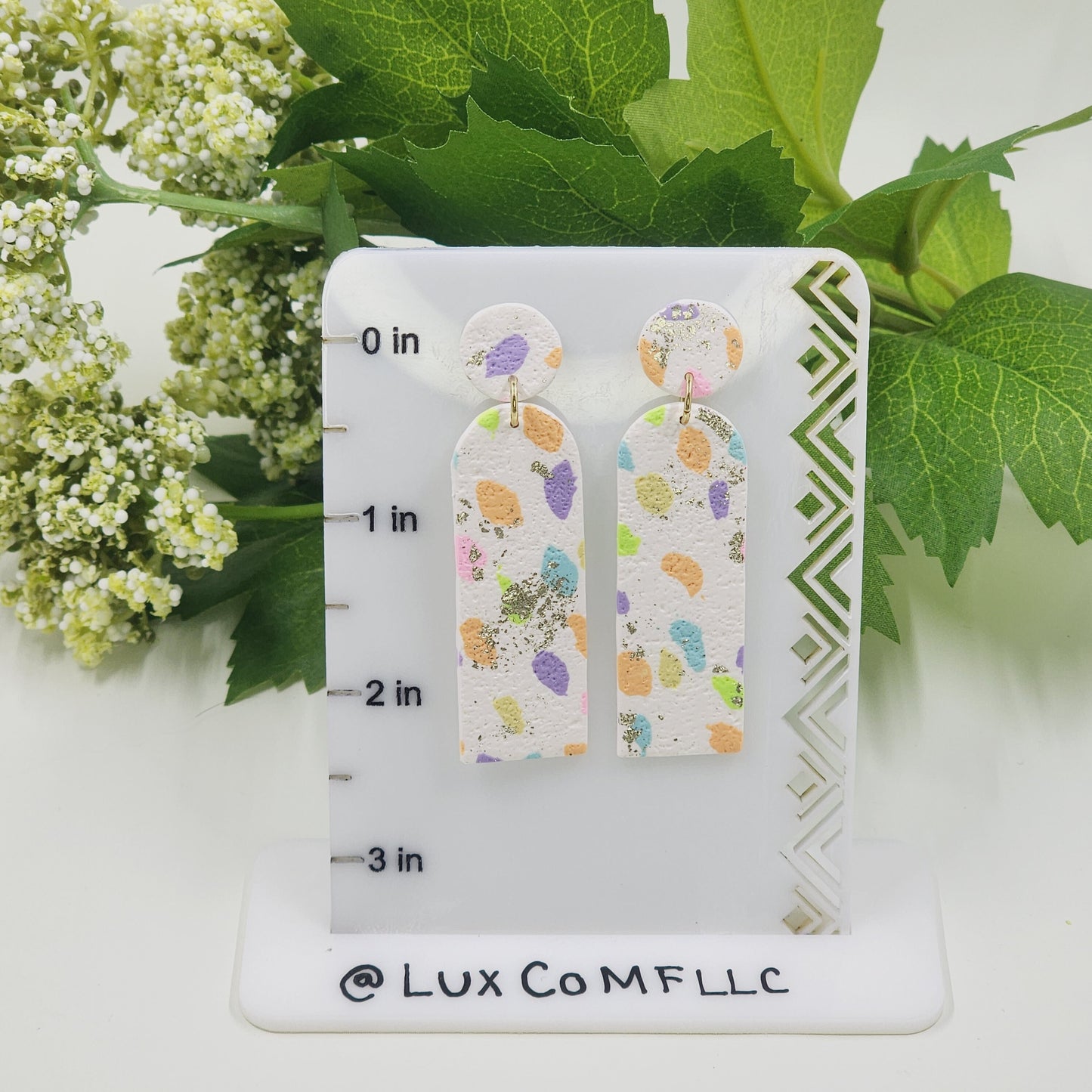 Earring Collection Pastel Spring polymer clay earrings set