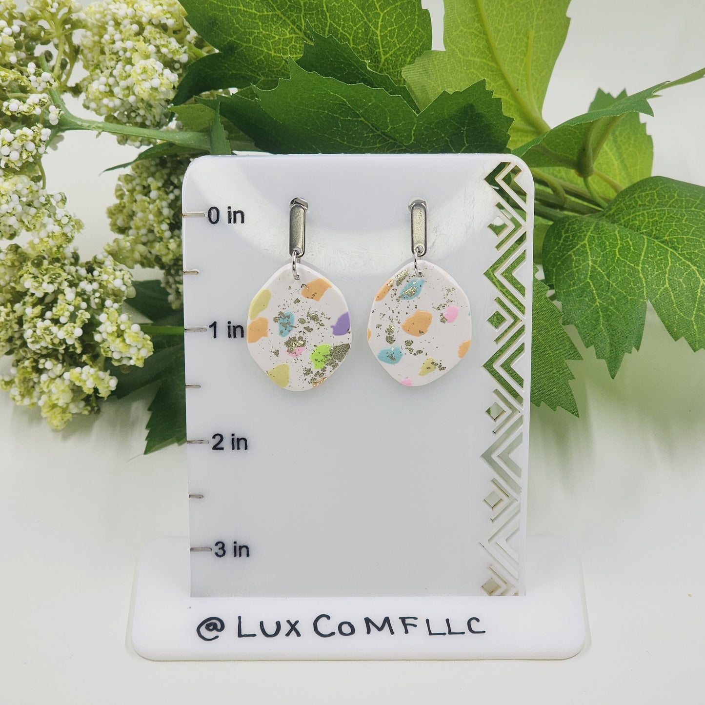 Earring Collection Pastel Spring polymer clay earrings set
