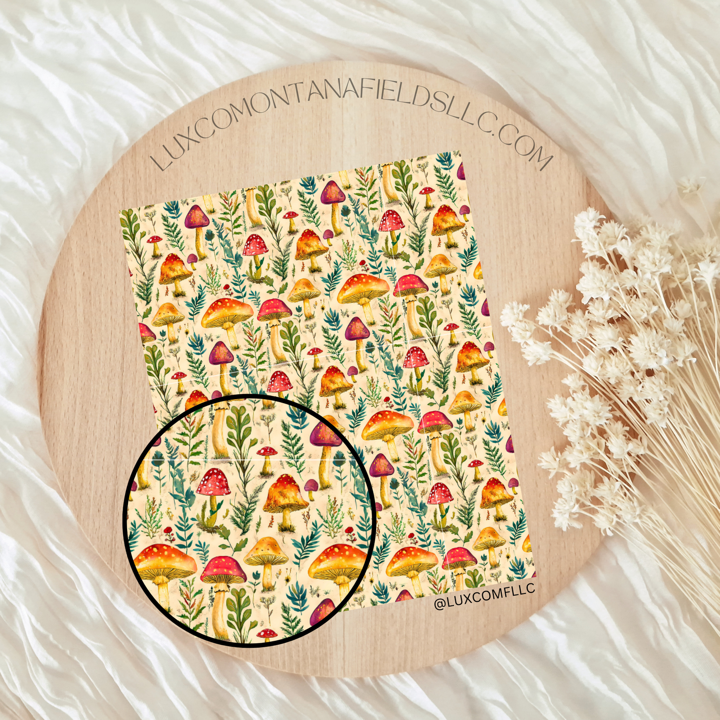 Transfer Paper 317 (Mushrooms)