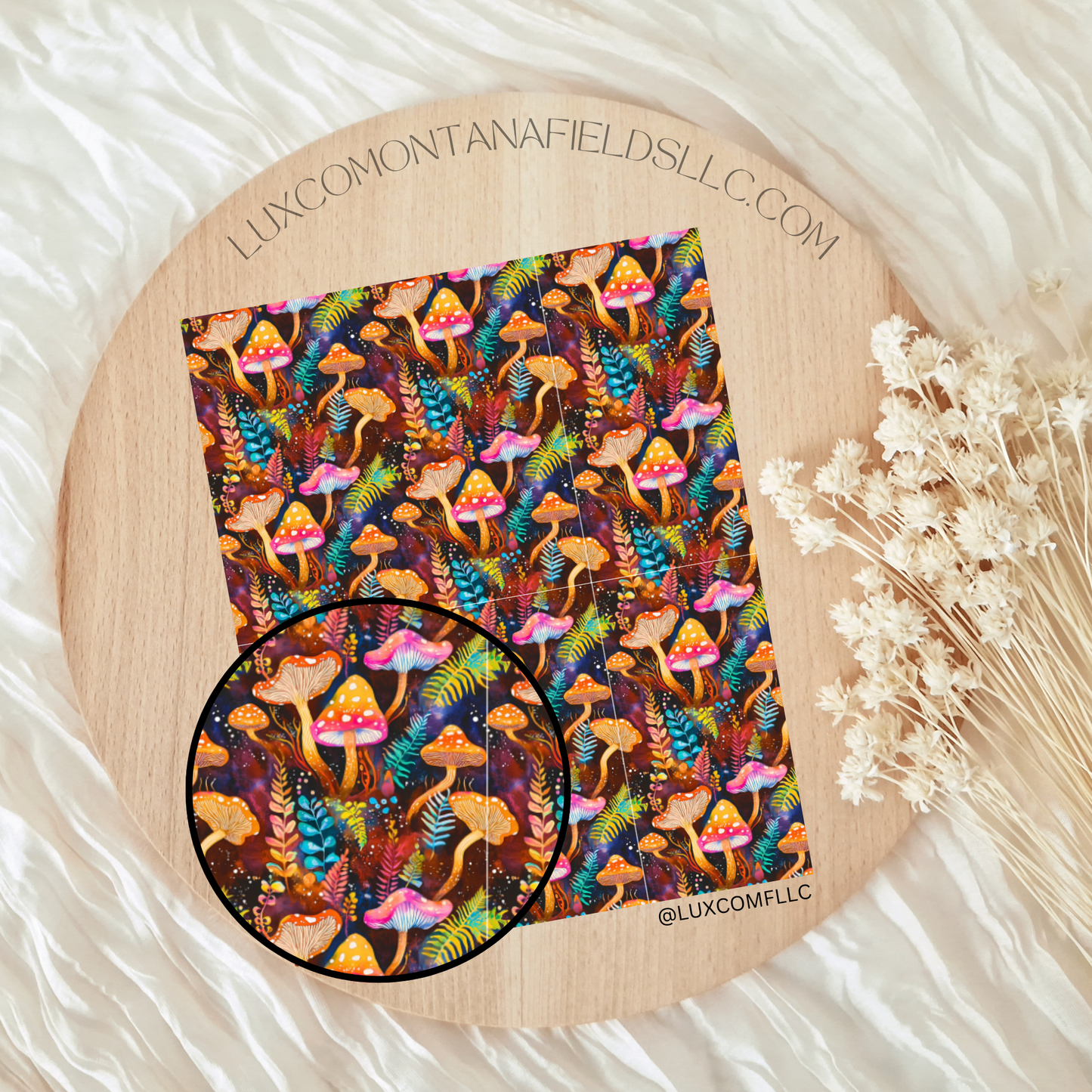 Transfer Paper 312 (Mushrooms)