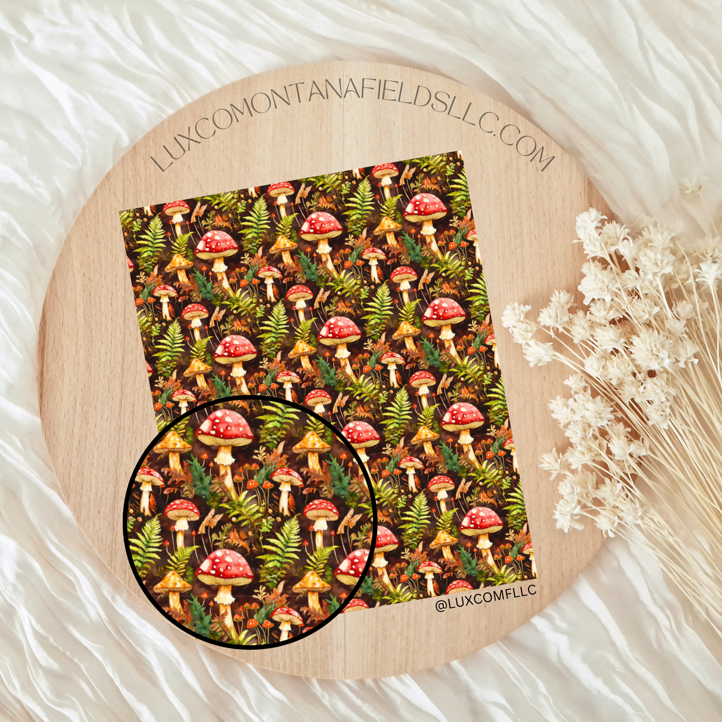 Transfer Paper 318 (Mushrooms)