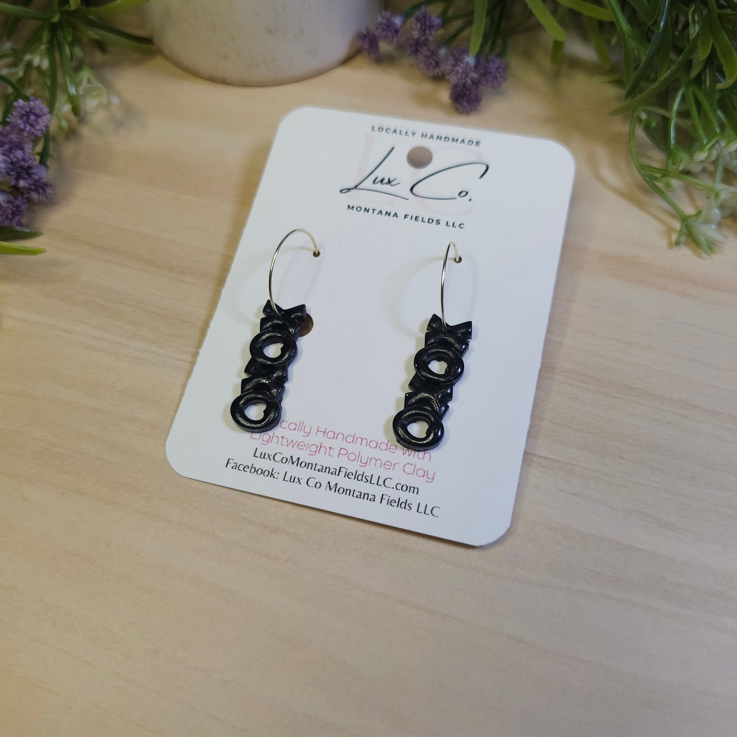 XOXO Earrings- Polymer Clay Earrings