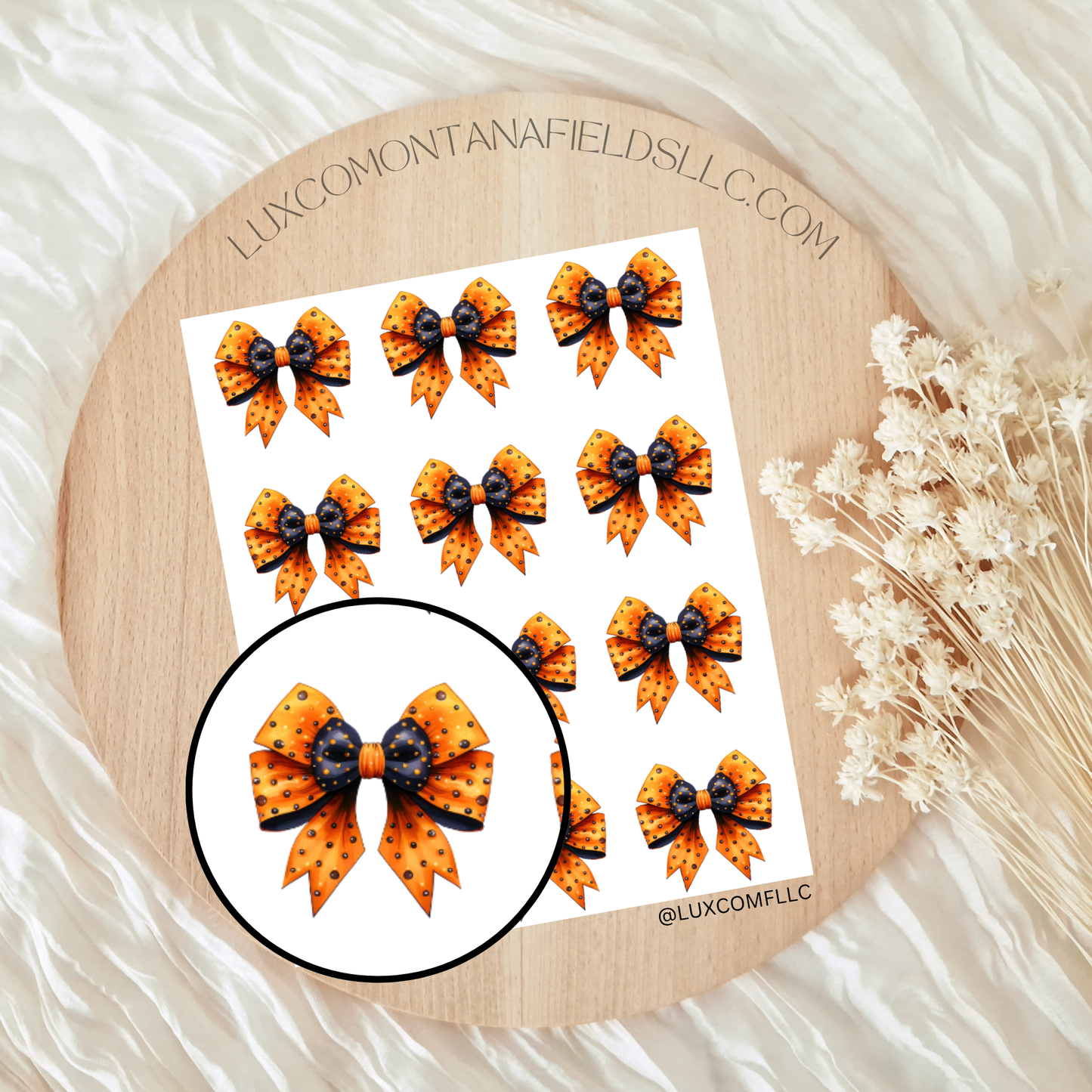 Transfer Paper 234 (Halloween Bow)