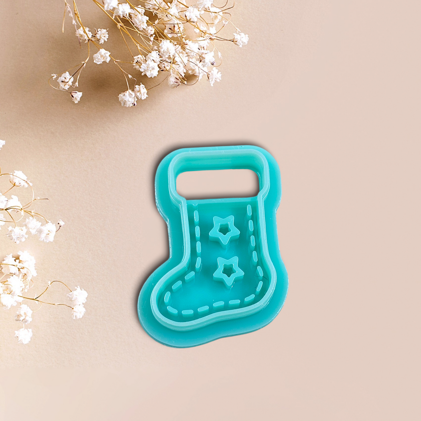 Stocking with Stars Clay Cutter - Sharp - Physical Product