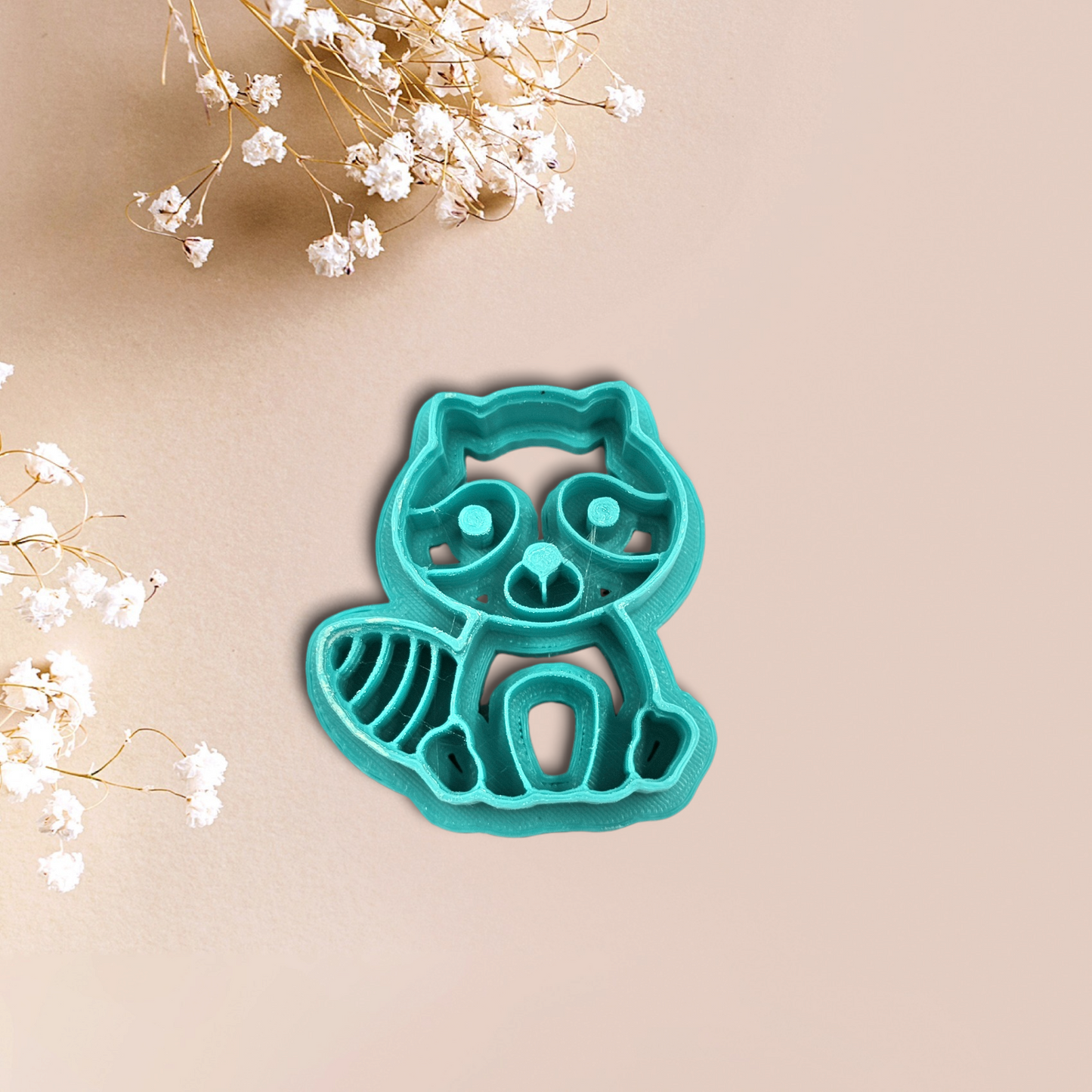 Cute Racoon Clay Cutter - Sharp - Physical Product