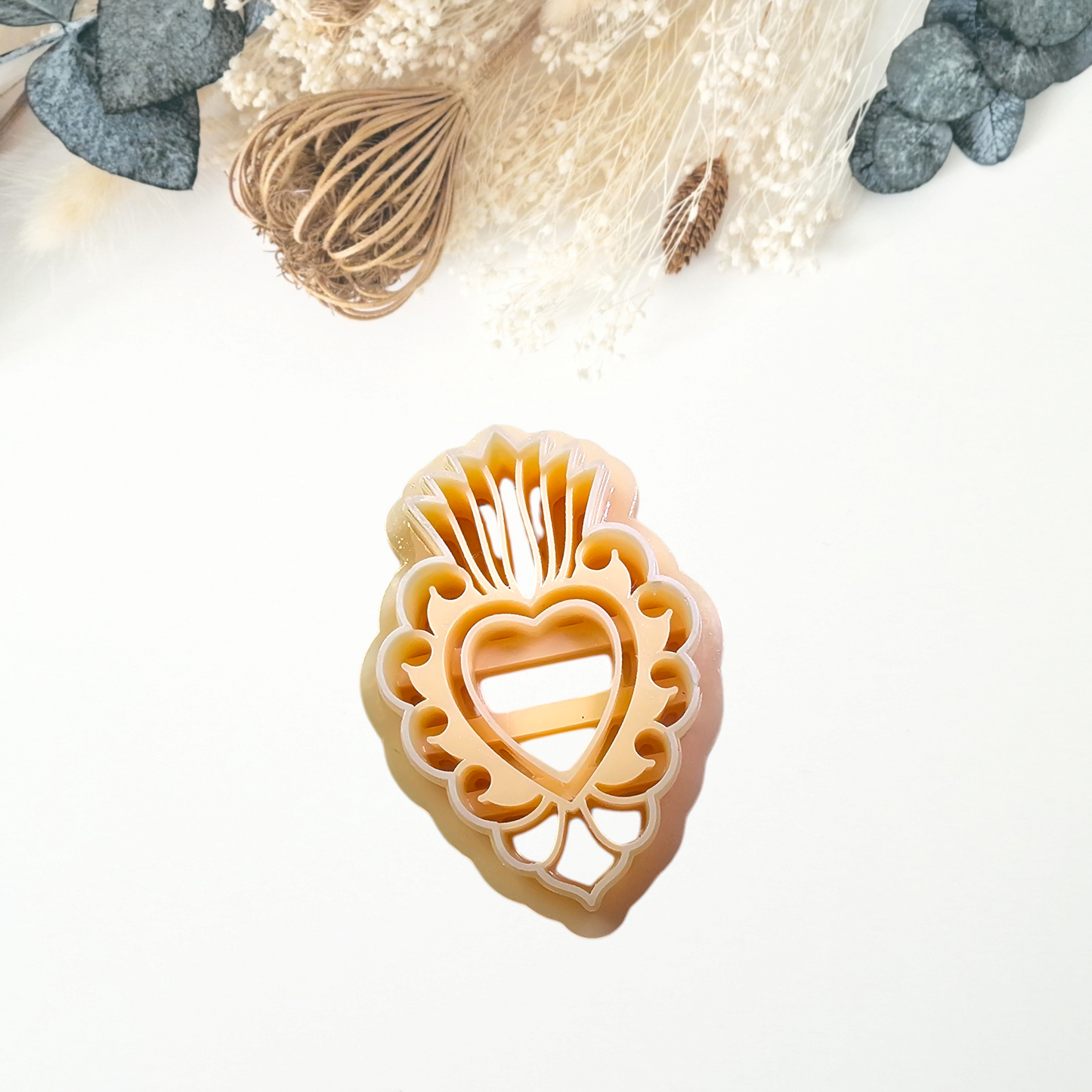 Art Deco Royal Heart Clay Cutter - Sharp - Physical Product