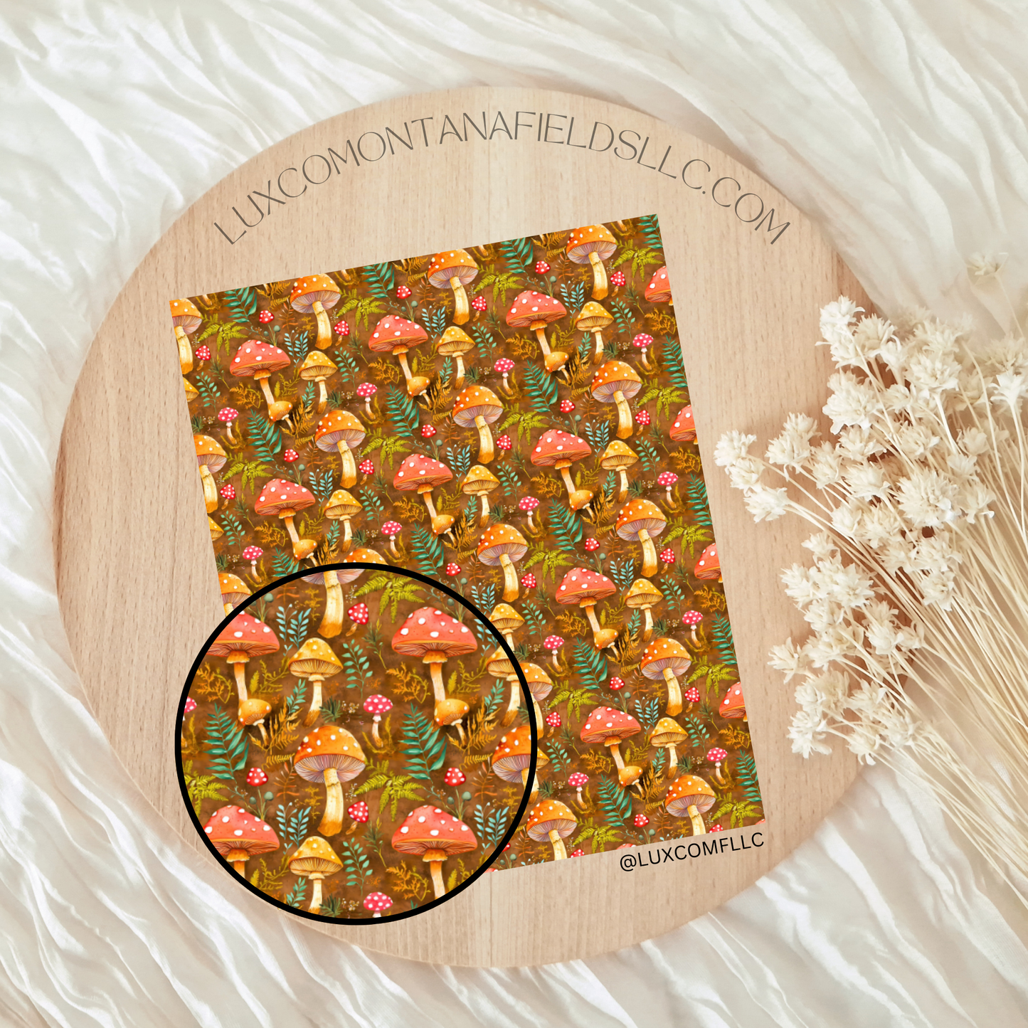 Transfer Paper 313 (Mushrooms)