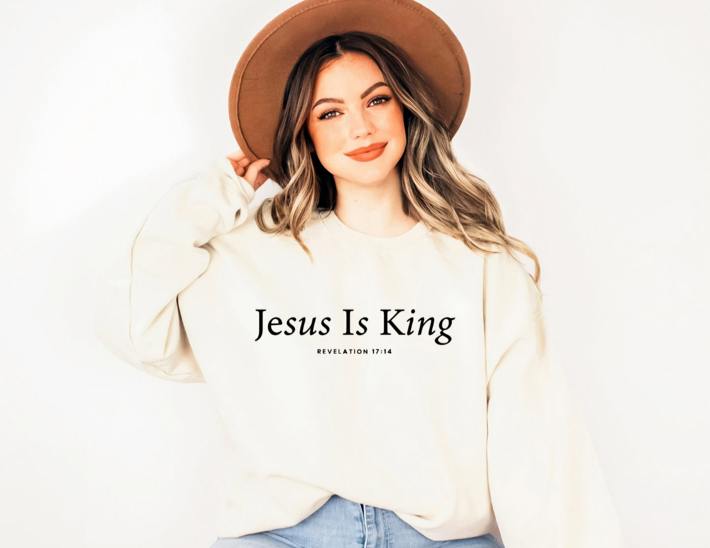"Jesus is King..." Super Soft Sweat Shirt