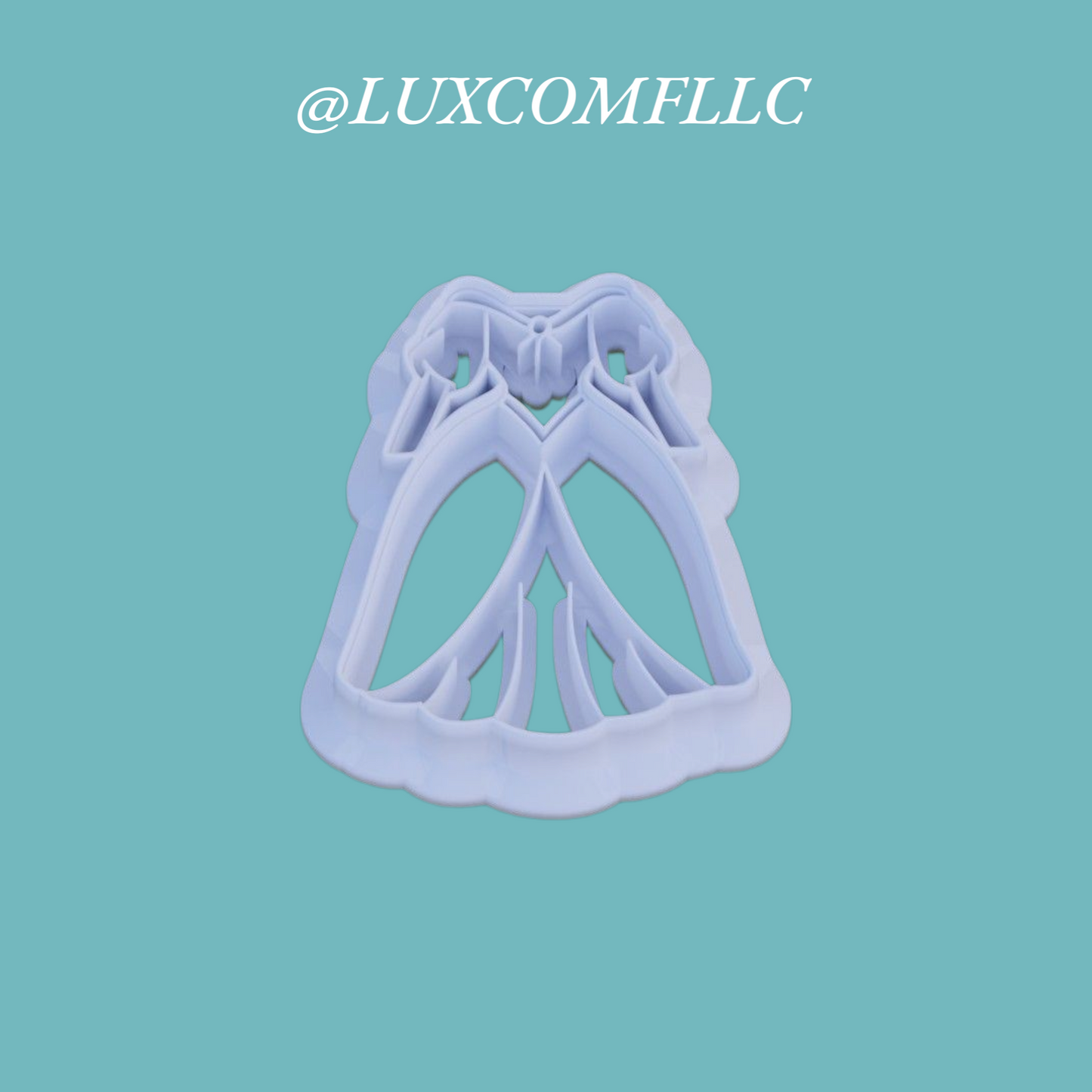 Princess Dress #2 Clay Cutter - Sharp - Physical Product