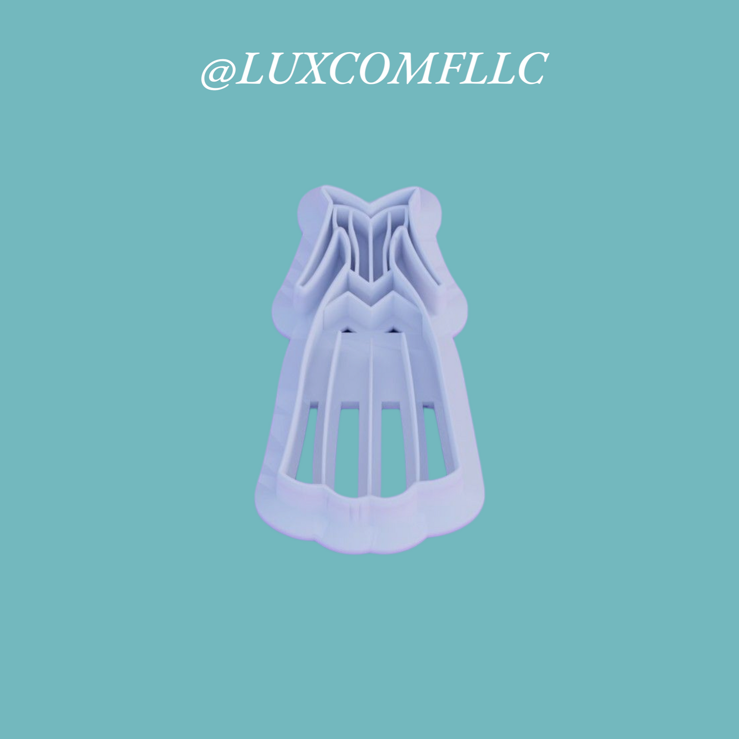Princess Dress #3 Clay Cutter - Sharp - Physical Product