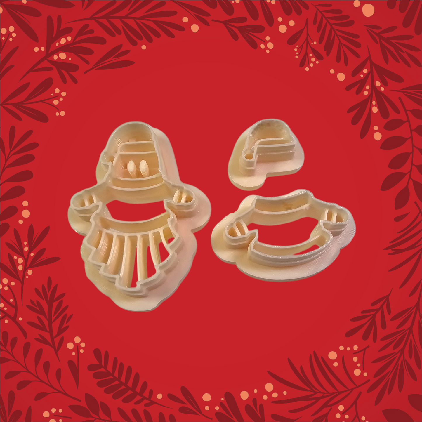 Christmas Ghost in Sweater Clay Cutter - Sharp - Physical Product