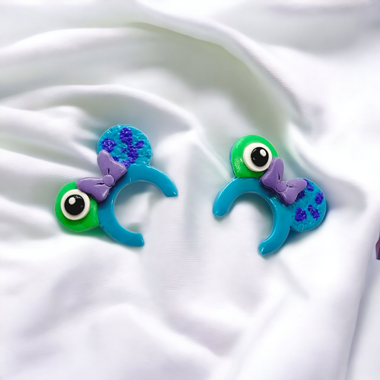 Monsters Inspired Polymer Clay Studs