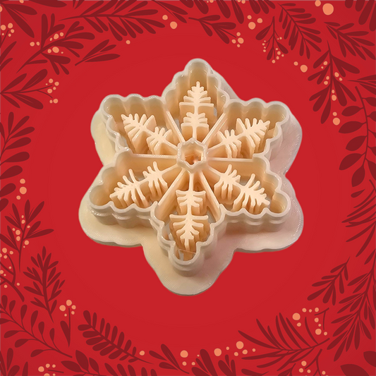 Snowflake #002 Clay Cutter - Sharp - Physical Product