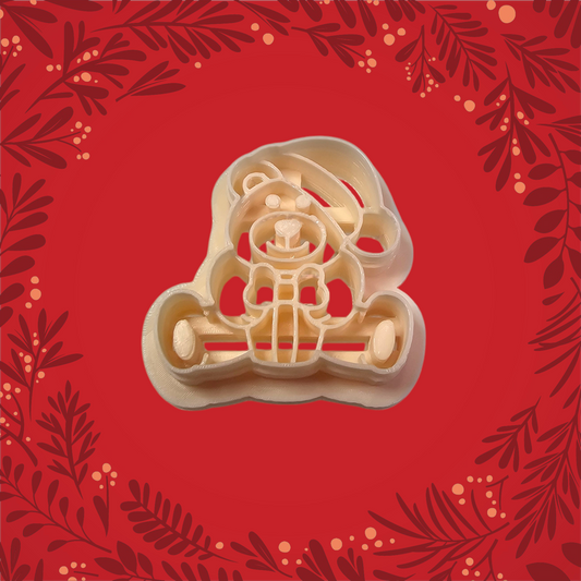 Teddy Bear with Present Clay Cutter - Sharp - Physical Product