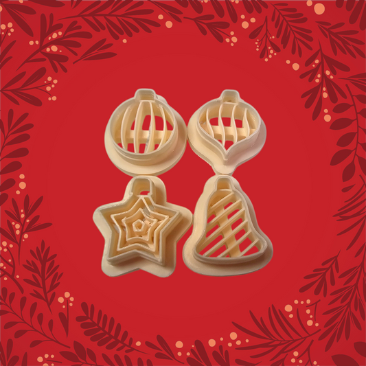 Ornaments 4 set Clay Cutter - Sharp - Physical Product
