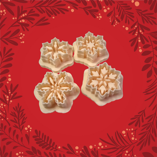 Snowflake 4 set Clay Cutter - Sharp - Physical Product