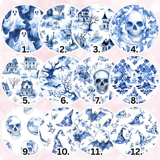 Transfer Paper 322 (Preppy Halloween Blue)