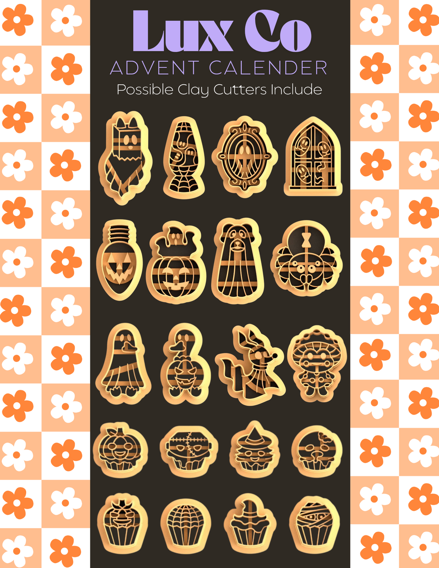 Mystery Clay Cutter 12 Day Advent Calender