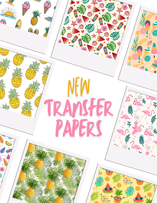 Summer Water-Soluble Transfer Papers