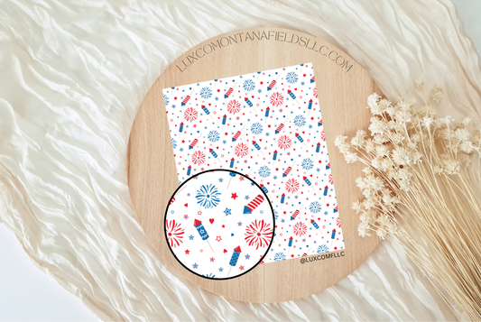 Transfer Paper 120 (July 4th Fireworks)