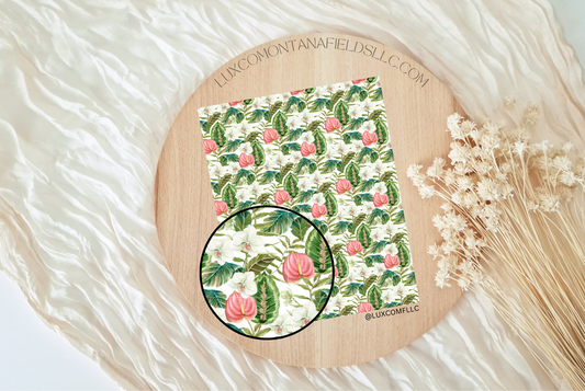 Transfer Paper 192 (Tropical Leaf Floral)