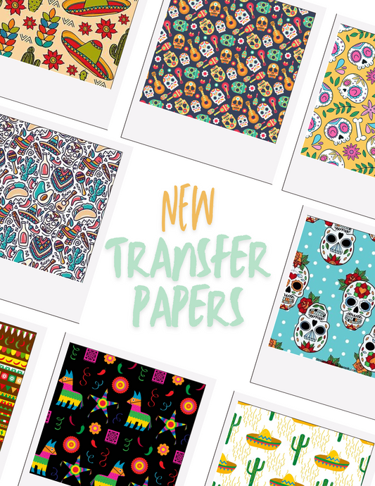 Cinco De Mayo Water-Soluble Transfer Papers