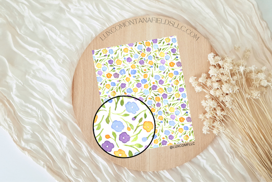 Transfer Paper 198 (Light Floral)