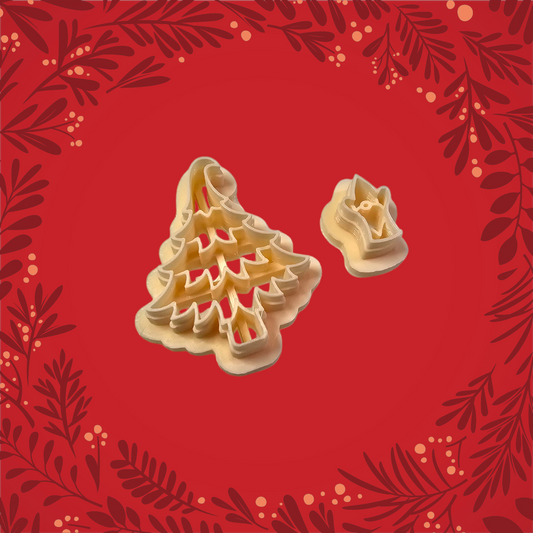 Elves on Tree Clay Cutter - Sharp - Physical Product