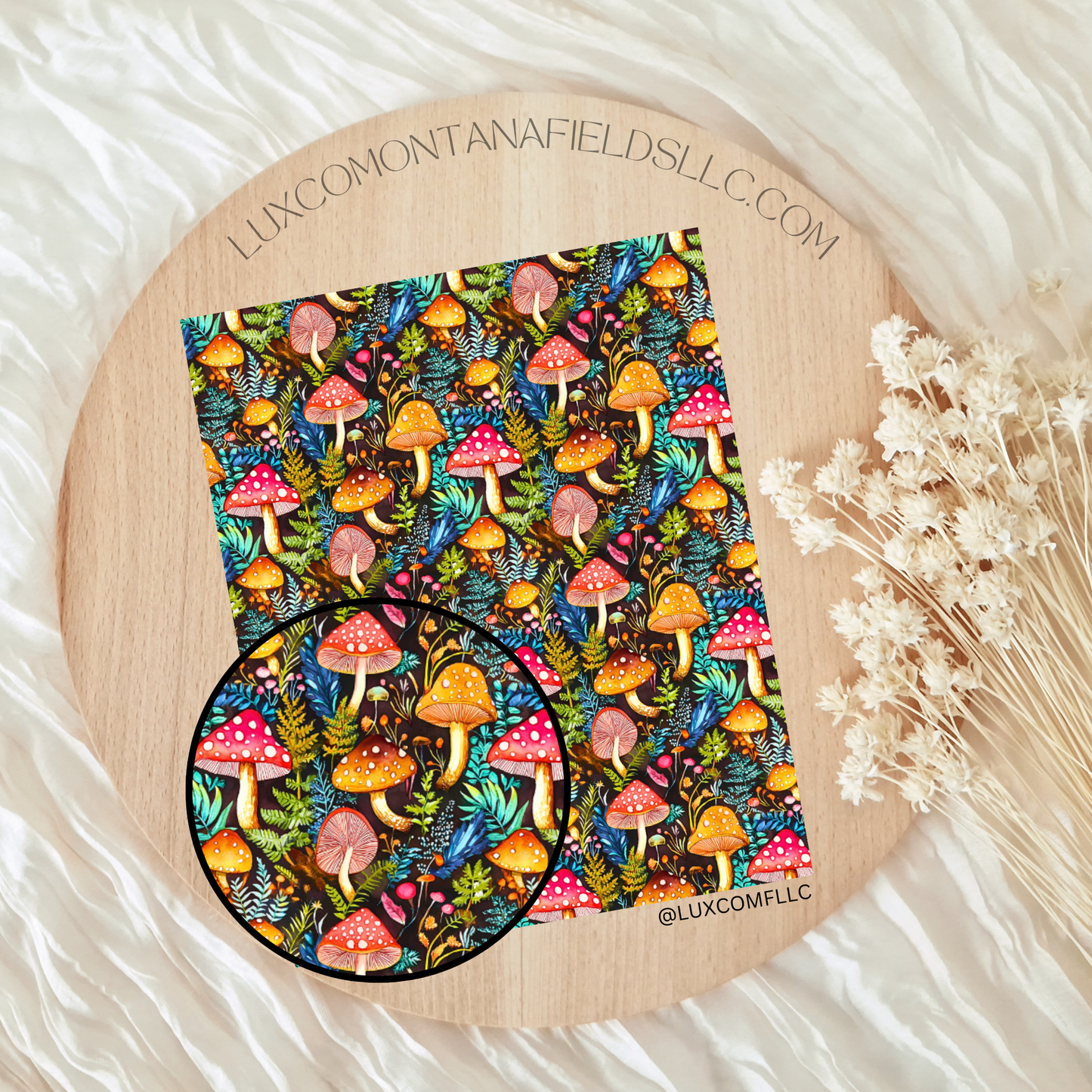 Transfer Paper 319 (Mushrooms)