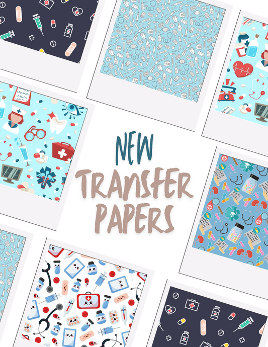 Nursing Water-Soluble Transfer Papers