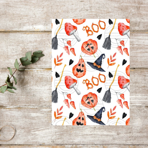 Halloween #4 Water-Soluble Transfer Papers