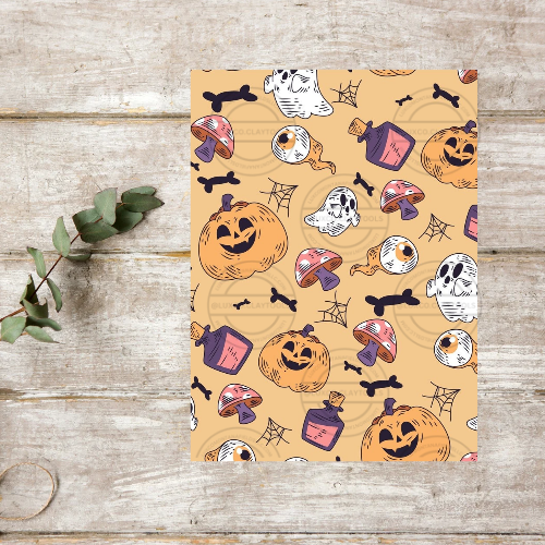 Halloween #3 Water-Soluble Transfer Papers