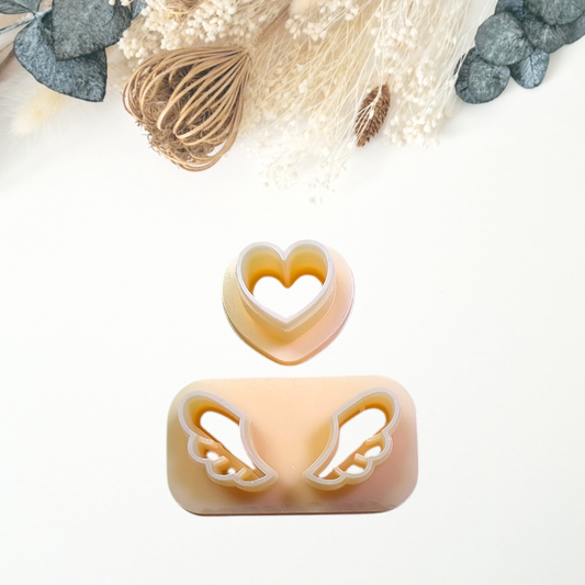 Heart with Wings Clay Cutter - Sharp - Physical Product