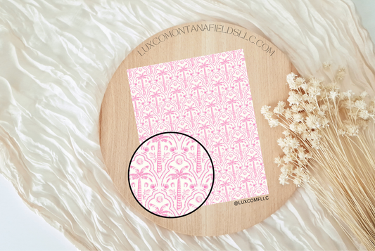 Transfer Paper 174 (Palm Trees Pink or Blue)