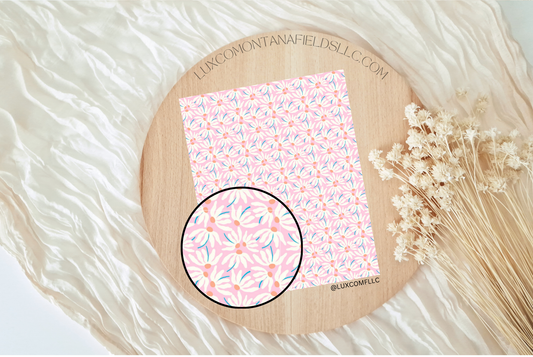 Transfer Paper 158 (Pink Daisy Floral)