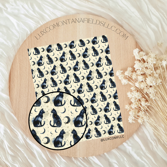 Transfer Paper 308 (Spooky Cats / Halloween)