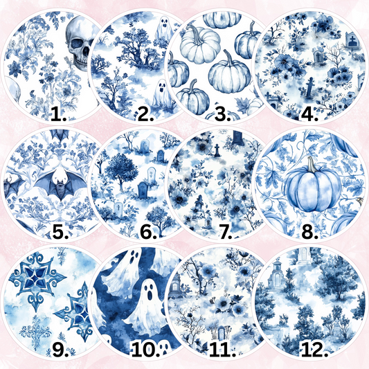 Transfer Paper 323 (Preppy Halloween Blue)