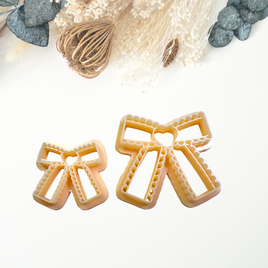 Fancy Valentines Bow Clay Cutter - Sharp - Physical Product