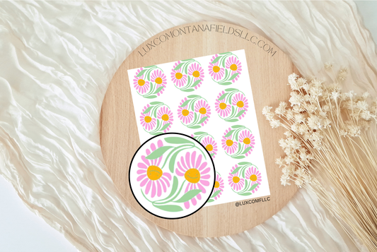 Transfer Paper 196 (Foral Circle)